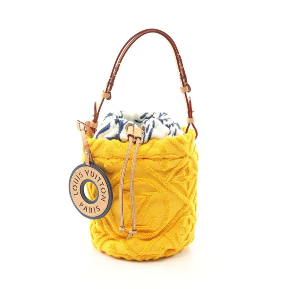 Louis Vuitton LV Vacation by the Pool Bucket Shoulder Bag Leather Pile Orange